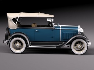 Model A Phaeton 1930 Modelo 3D