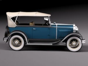 Model A Phaeton 1930 3D Model