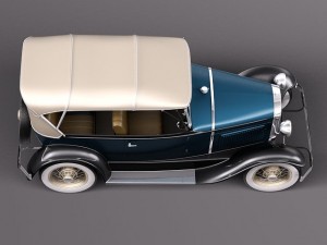 Model A Phaeton 1930 Modelo 3D