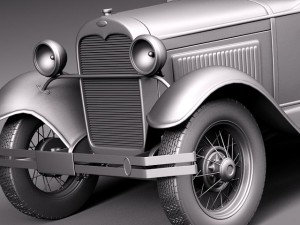 Model A Phaeton 1930 Modelo 3D