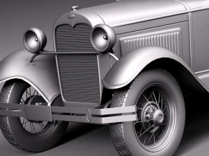 Model A Phaeton 1930 3D Model