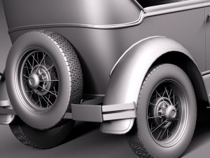 Model A Phaeton 1930 Modelo 3D