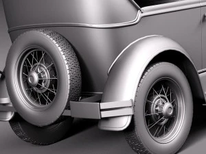 Model A Phaeton 1930 3D Model