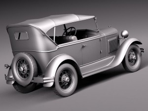 Model A Phaeton 1930 Modelo 3D