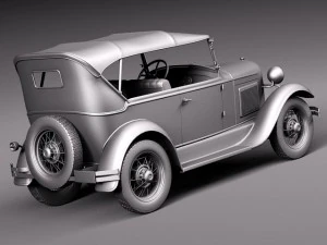 Model A Phaeton 1930 3D Model