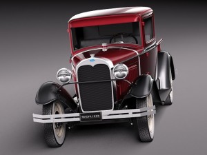 Model A Pickup 1930 3D मॉडल