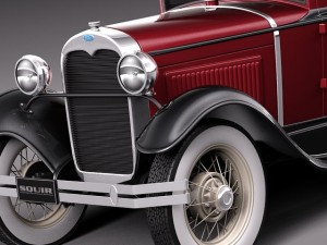 Model A Pickup 1930 3D मॉडल