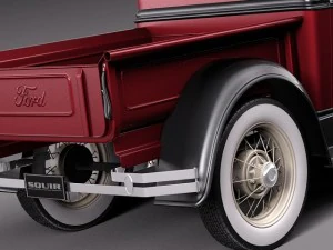 Model A Pickup 1930 3D Model