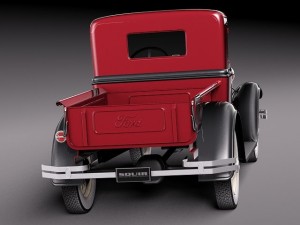 Model A Pickup 1930 3D मॉडल