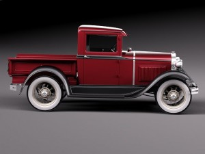Model A Pickup 1930 3D मॉडल
