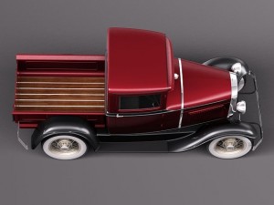 Model A Pickup 1930 3D मॉडल
