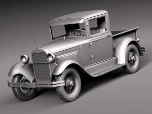 Model A Pickup 1930 3D Model