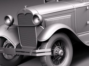 Model A Pickup 1930 3D मॉडल