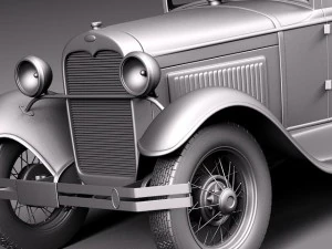 Model A Pickup 1930 3D Model