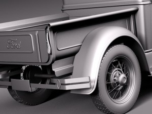 Model A Pickup 1930 3D मॉडल