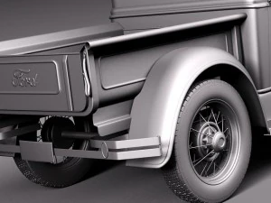 Model A Pickup 1930 3D Model