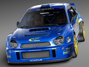 Subaru Impreza STi WRC 2001 3D Модель