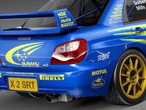 Subaru Impreza STi WRC 2001 3D Модель