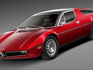 Maserati Bora 1971-1978 Model 3D