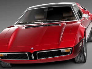 Maserati Bora 1971-1978 3D Model