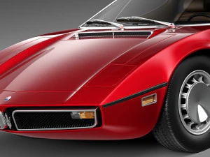 Maserati Bora 1971-1978 3D Model