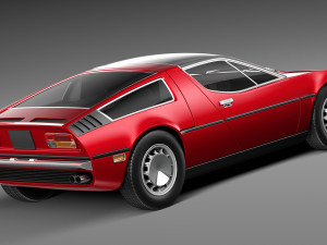 Maserati Bora 1971-1978 Modelo 3D
