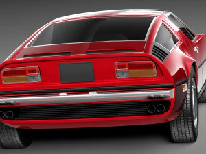 Maserati Bora 1971-1978 3D Model