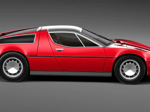 Maserati Bora 1971-1978 3D Model