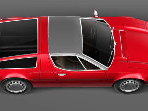 Maserati Bora 1971-1978 3D Model