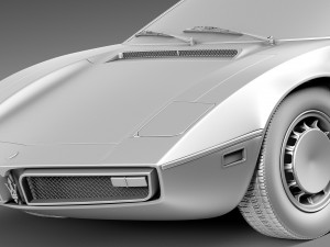 Maserati Bora 1971-1978 Modelo 3D