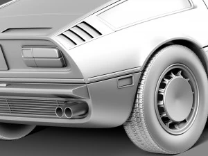 Maserati Bora 1971-1978 3D Model