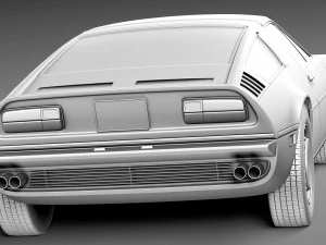 Maserati Bora 1971-1978 3D Model