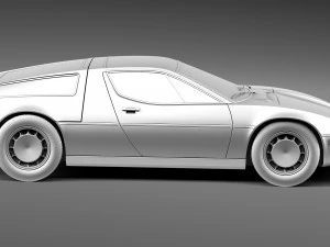Maserati Bora 1971-1978 3D Model