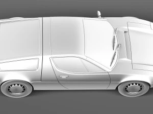 Maserati Bora 1971-1978 3D Model