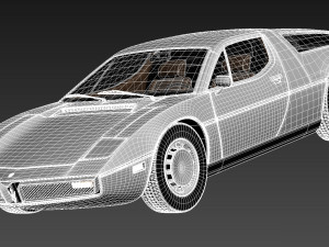 Maserati Bora 1971-1978 Modelo 3D