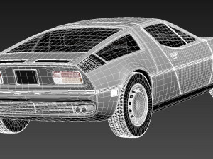 Maserati Bora 1971-1978 Modelo 3D