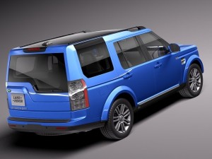 Land Rover Discovery 2014 3D Model