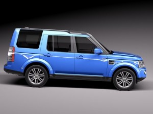 Land Rover Discovery 2014 3D Model