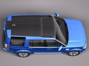 Land Rover Discovery 2014 3D Model