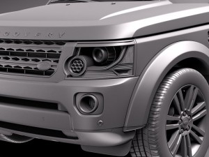 Land Rover Discovery 2014 3D Model
