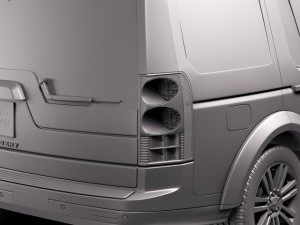 Land Rover Discovery 2014 3D Model