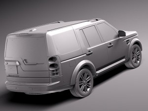 Land Rover Discovery 2014 3D Model