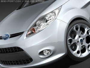 Fiesta 5-door Hatchback 2009 3D Model