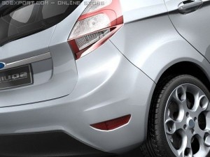 Fiesta 5-door Hatchback 2009 3D Model