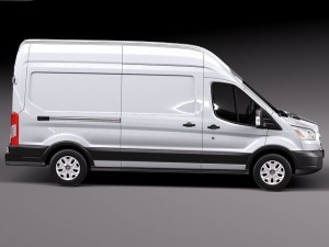 Transit High Van 2014 3Dモデル