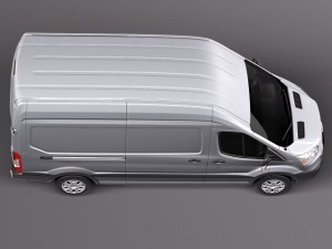 Transit High Van 2014 3Dモデル
