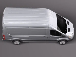 Transit High Van 2014 3D Model