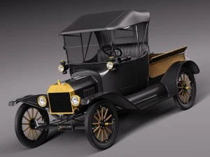 Pick-up modello T Modello 3D