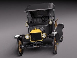 Model T Pickup 3D Модель