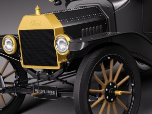 Model T Pickup 3D Модель
